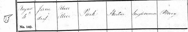 Manicule: Skerton, Lancaster