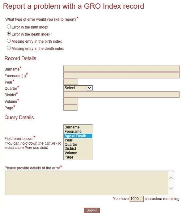 Reporting Issue Reporting Issue